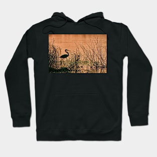 Heron at dusk Hoodie